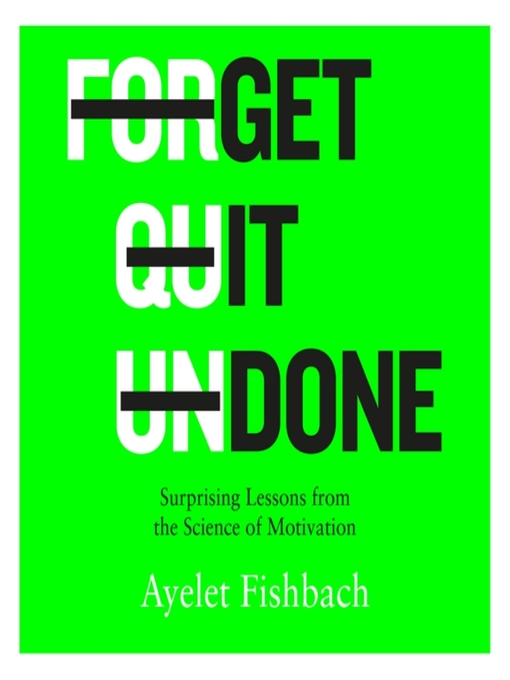 Title details for Get it Done by Ayelet Fishbach - Wait list